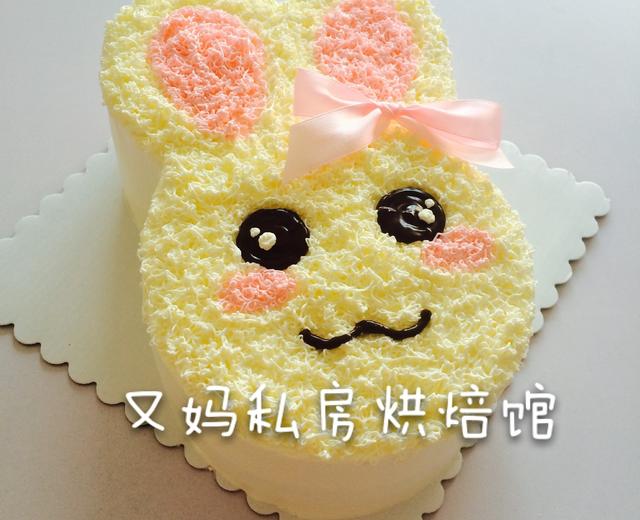 小兔子奶油蛋糕的做法