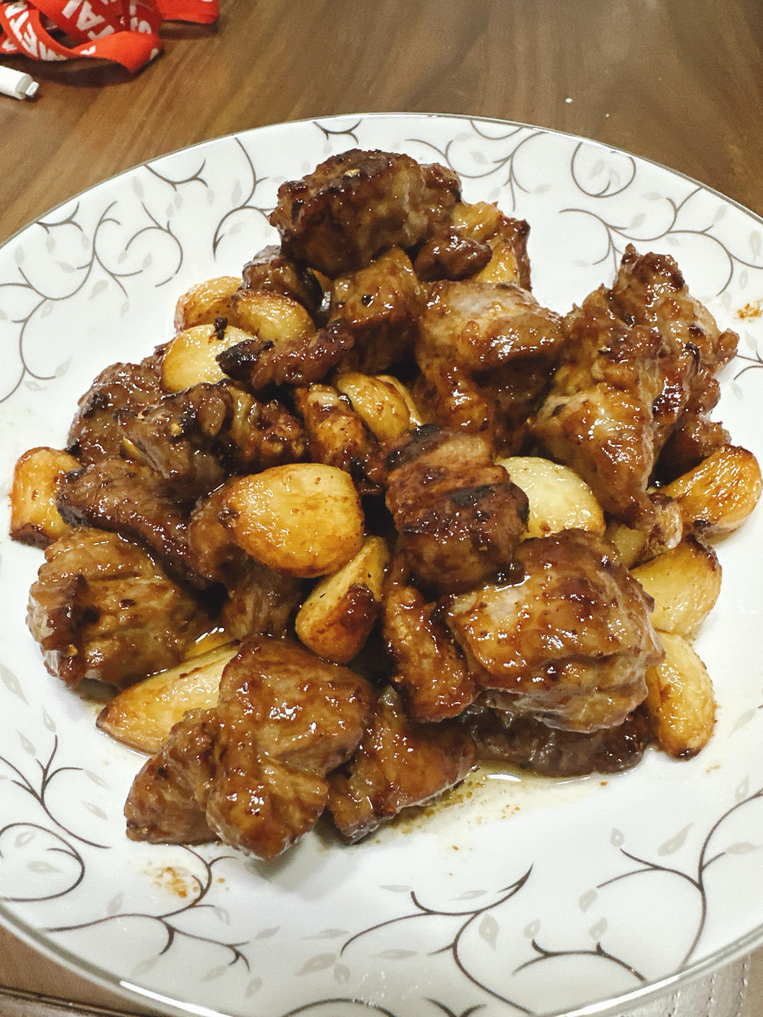 黑蒜子牛肉粒