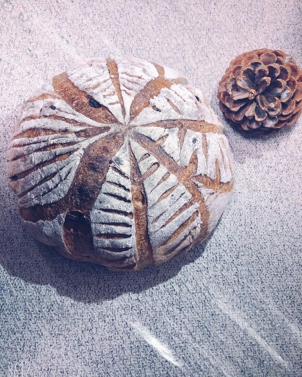 全麦核桃包～软欧包