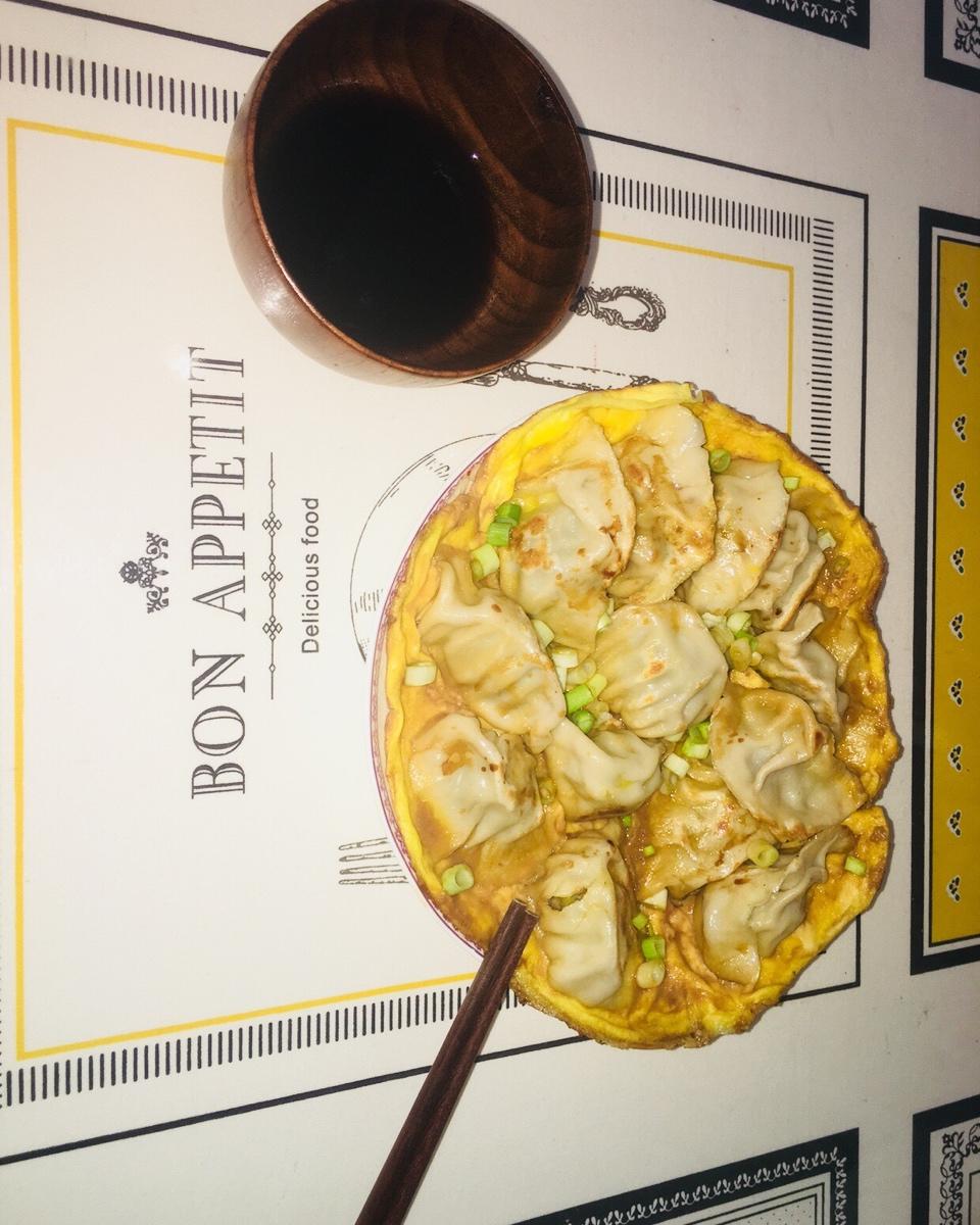 懒人快手抱蛋煎饺