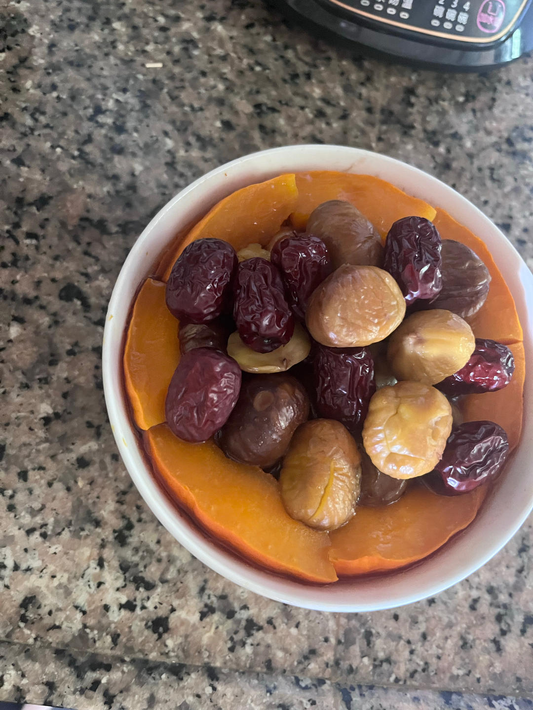 红枣南瓜蒸板栗