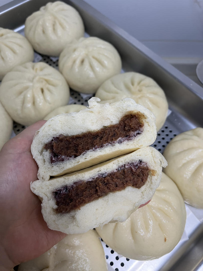 快手低糖豆沙包