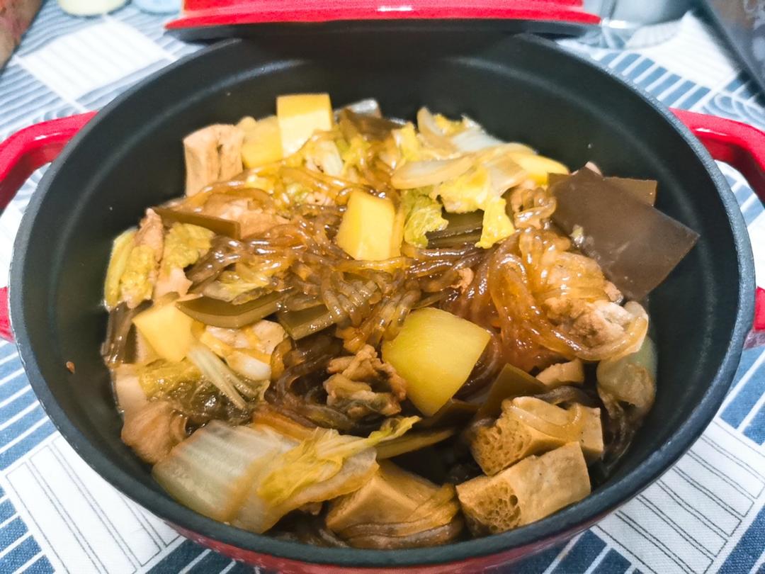 若长风做的大锅熬菜大锅菜