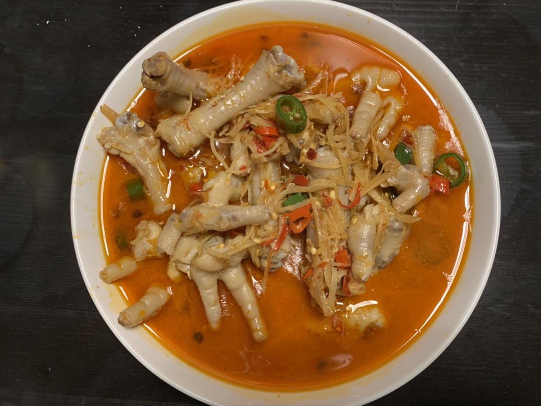 子姜烧鸡爪