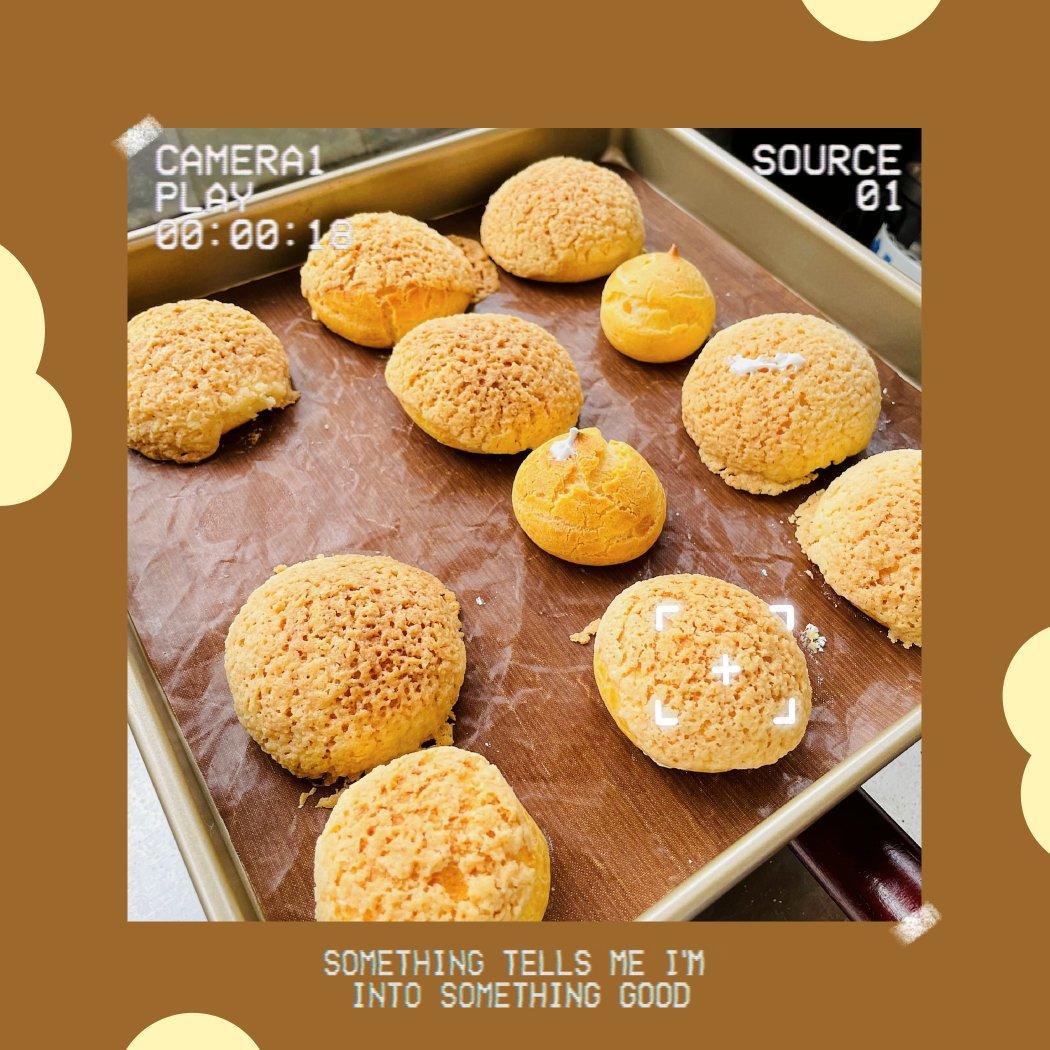 完美酥皮大泡芙｜少油｜详细教程｜3种口味｜原味｜抹茶｜可可｜泡芙常见问题汇总