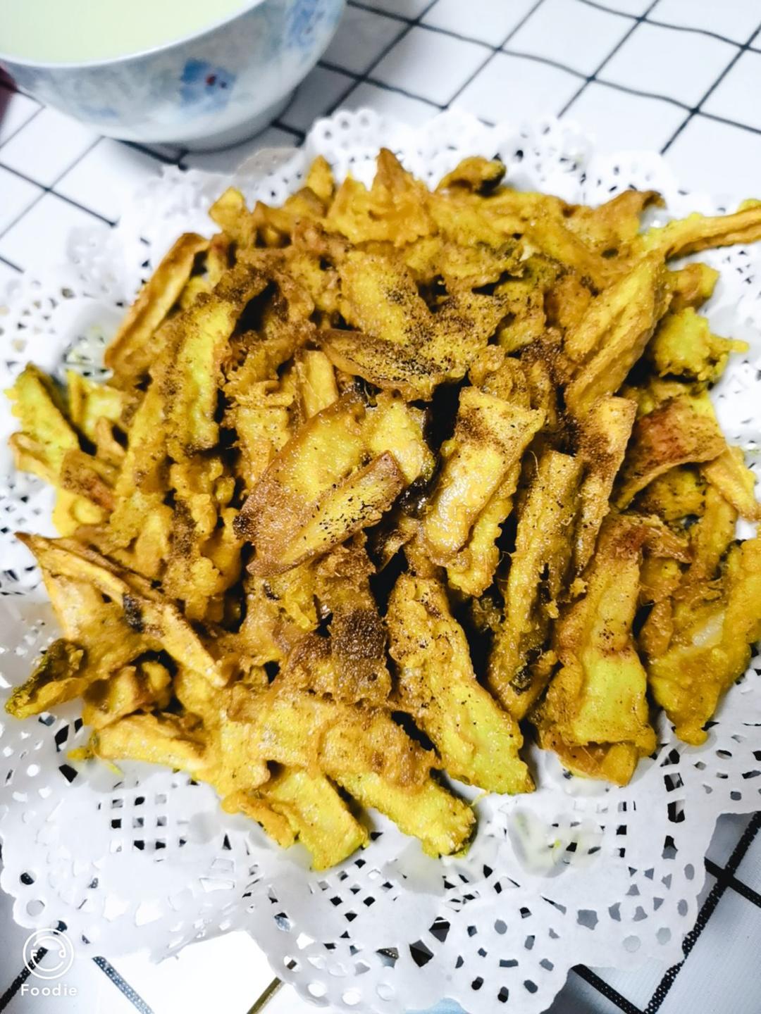 绝对惊艳到你💌一起来吃外酥里嫩，给肉都不换的椒盐杏鲍菇❗️