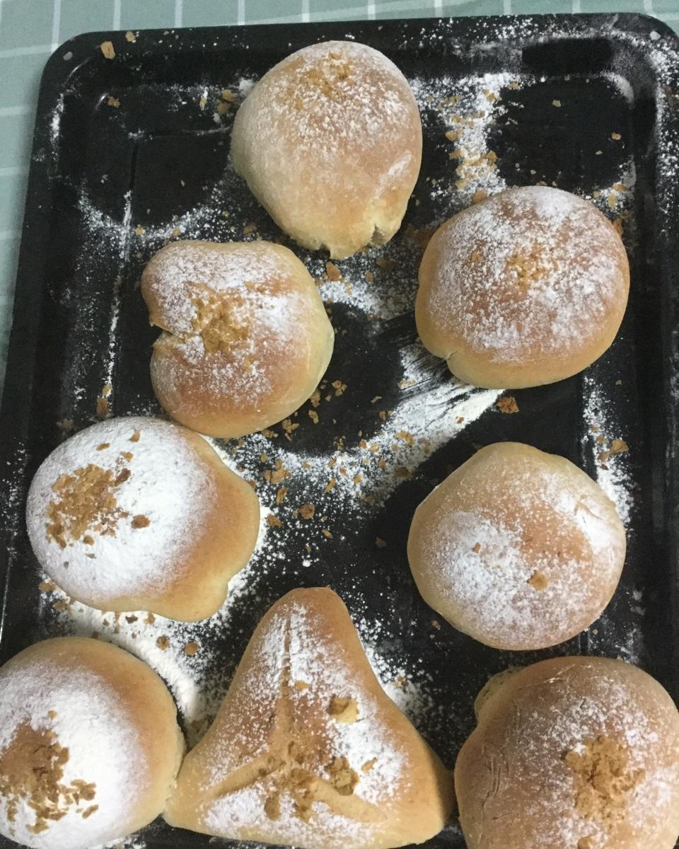 全麦杏仁芋泥面包【曼食慢语】