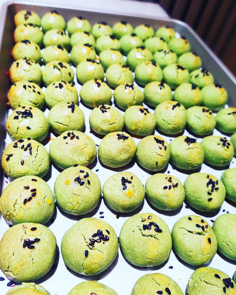 青豆饼.Green Pea Cookies
