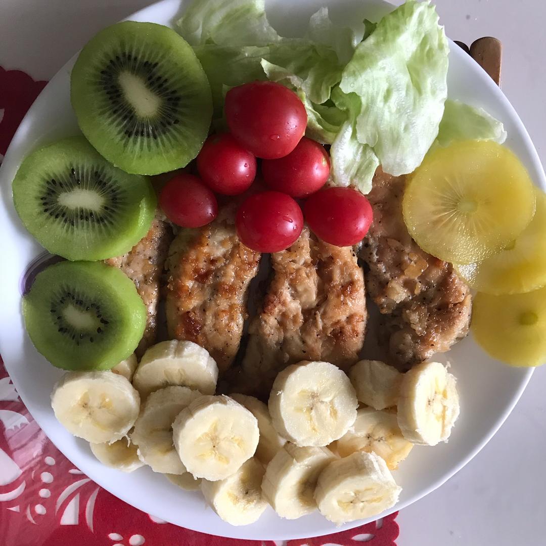 酷炫屌炸天好吃的煎鸡胸肉（香蒜蜂蜜煎鸡胸肉）