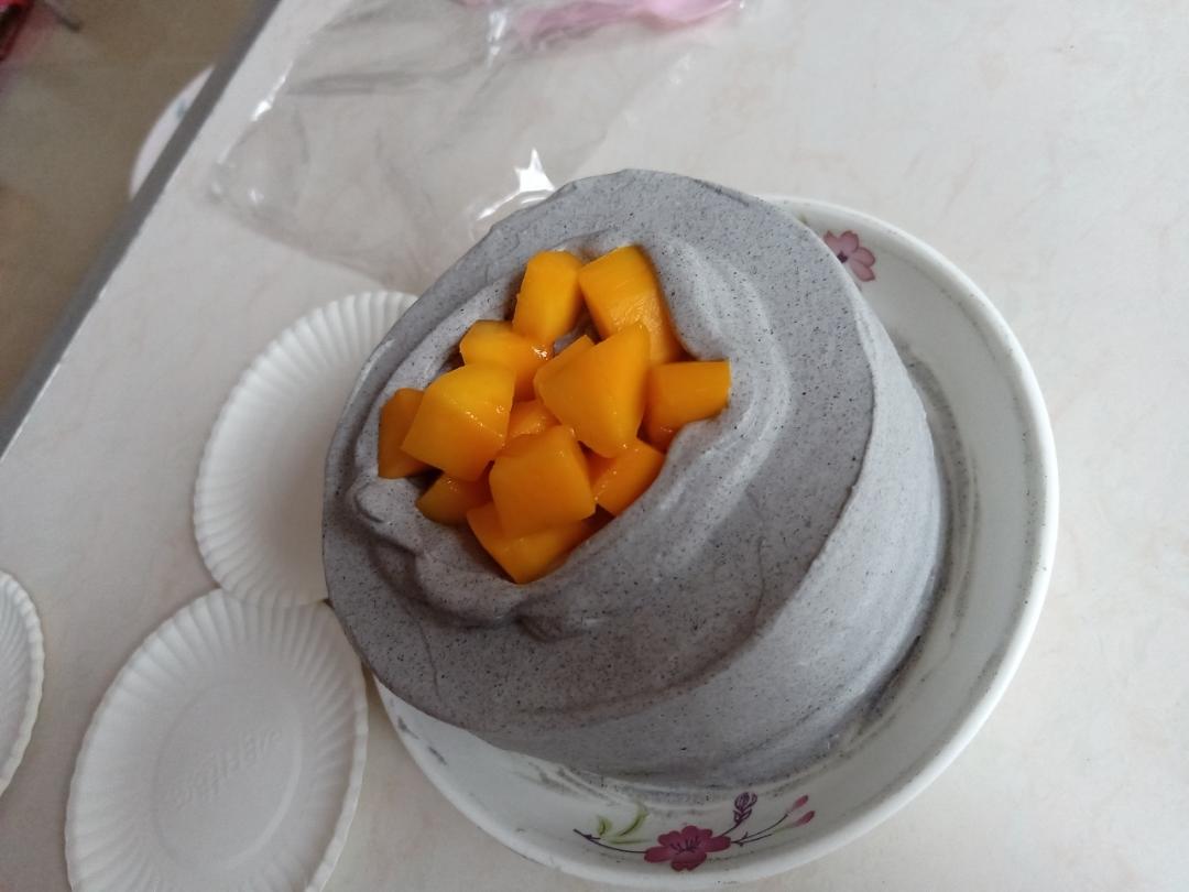 超级香的黑芝麻奶油蛋糕