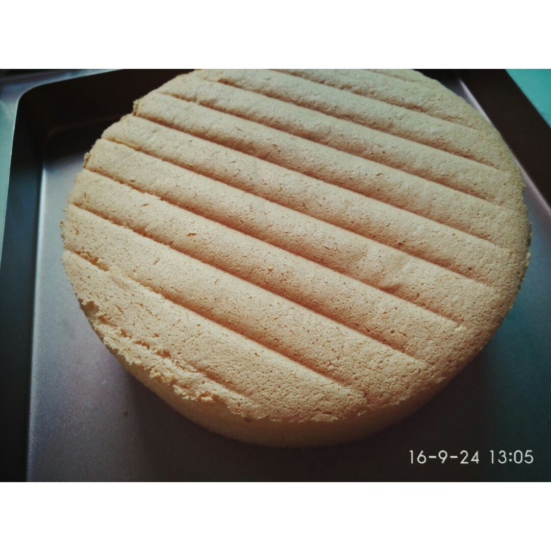 超好记八寸戚风蛋糕（后蛋法）