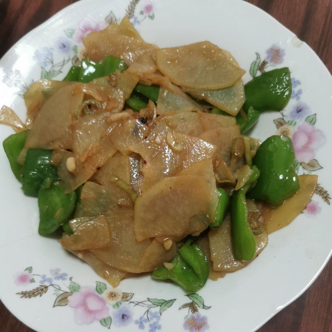 家常炒土豆片