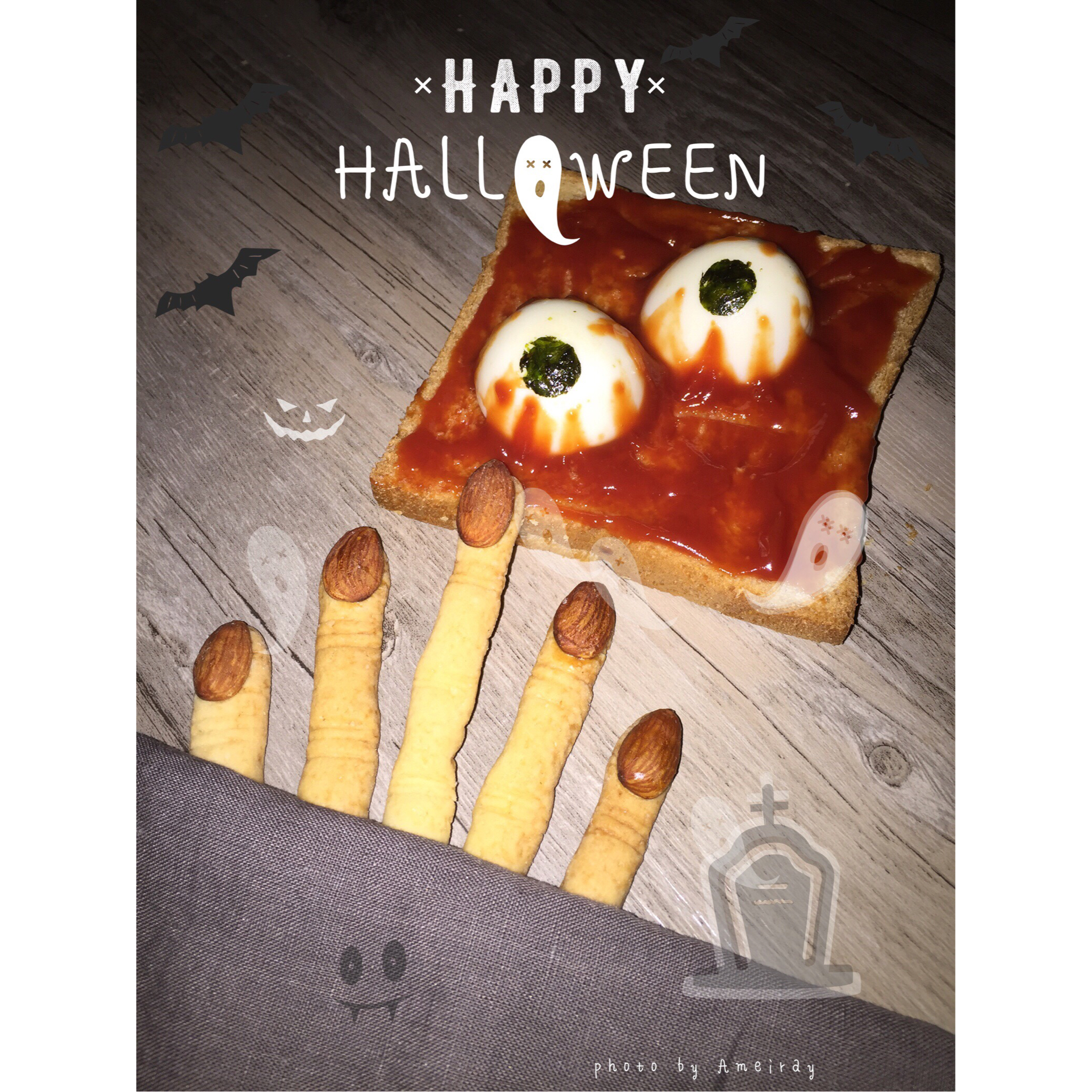 超快手万圣节眼球水煮蛋