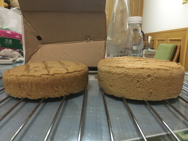 6寸抹茶戚风蛋糕