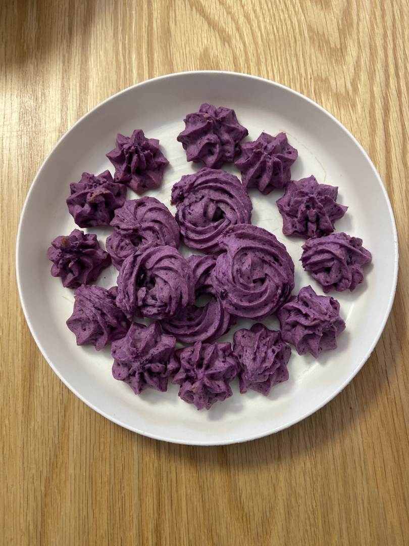 紫薯玫瑰曲奇