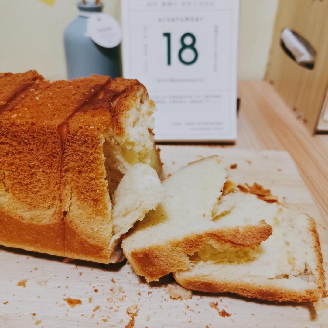 超软拉丝牛奶吐司🍞一次发酵