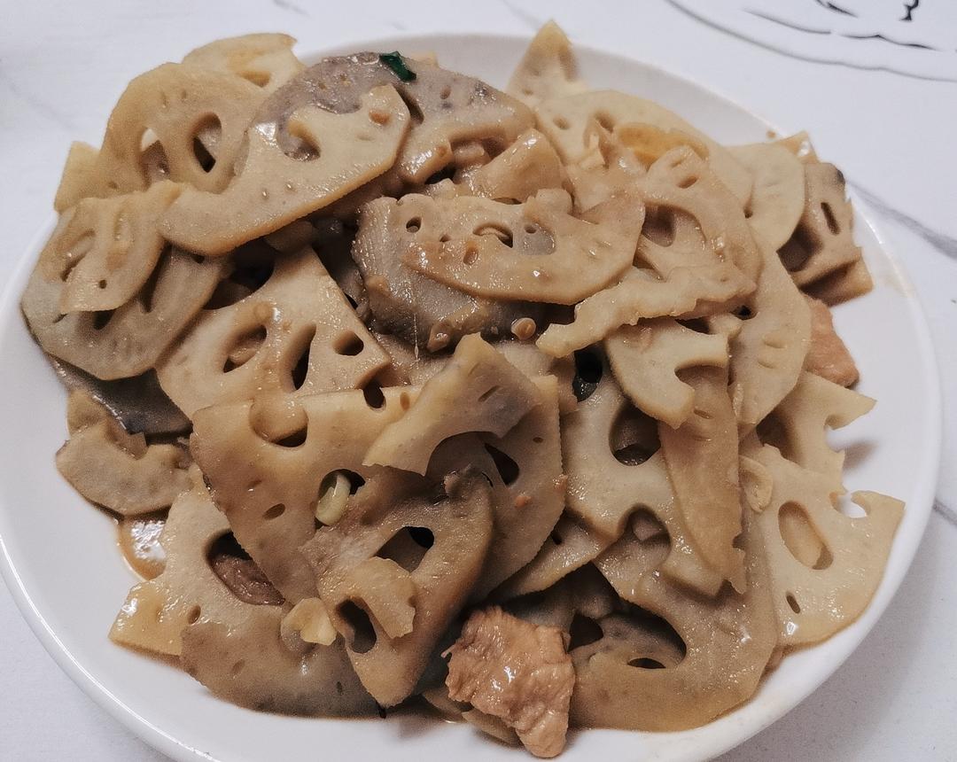 藕片炒肉