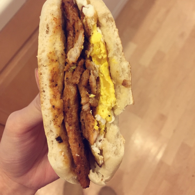 烧饼里脊