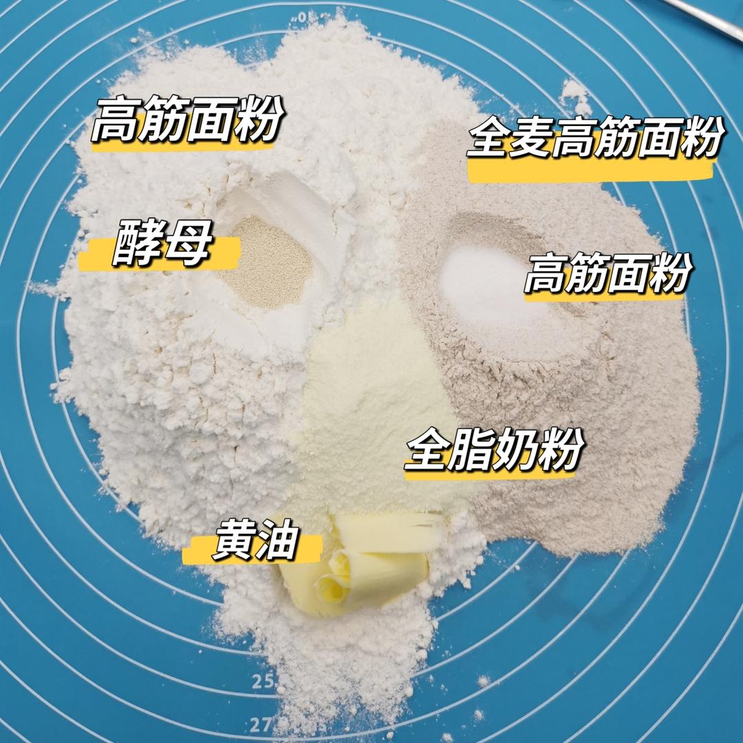 纯奶手撕吐司的做法 步骤1