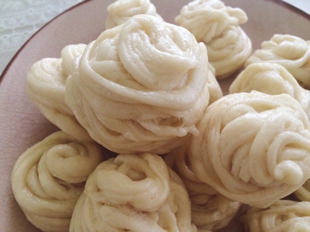 想当米虫的兔子做的螺旋银丝卷