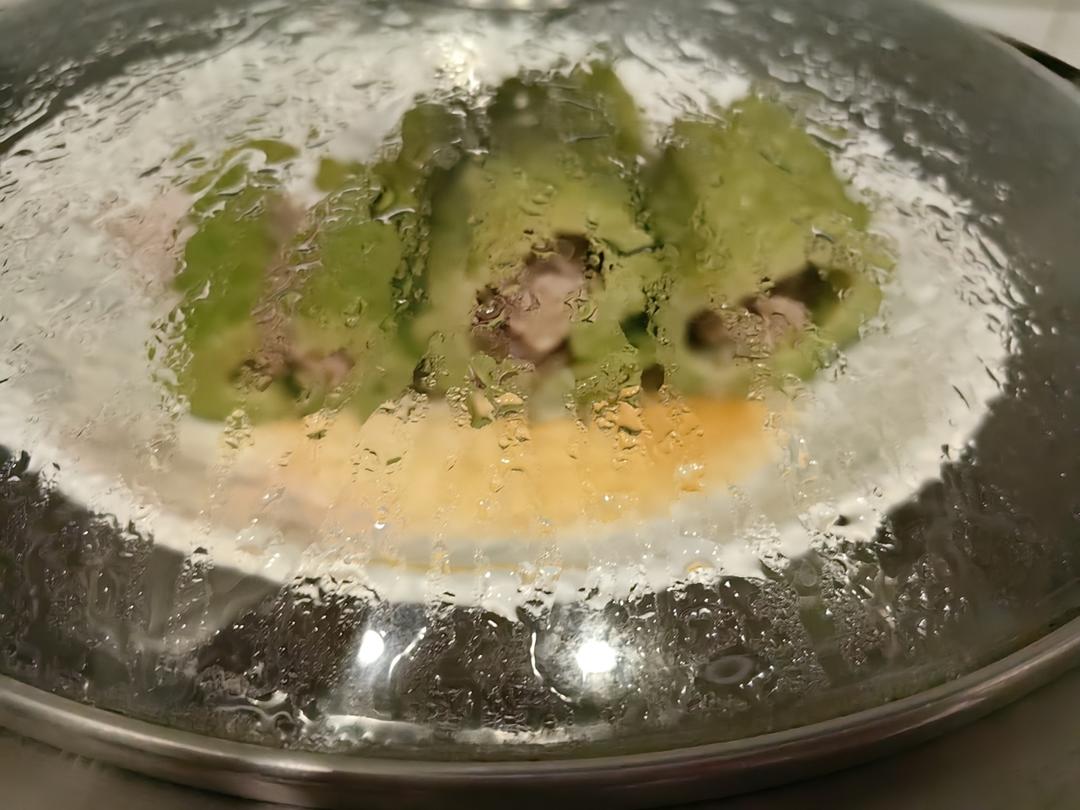 苦瓜蒸肉末～