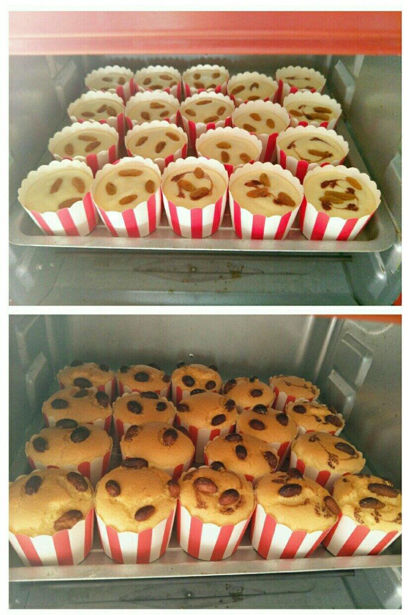 纸杯蛋糕 8寸戚风蛋糕的量