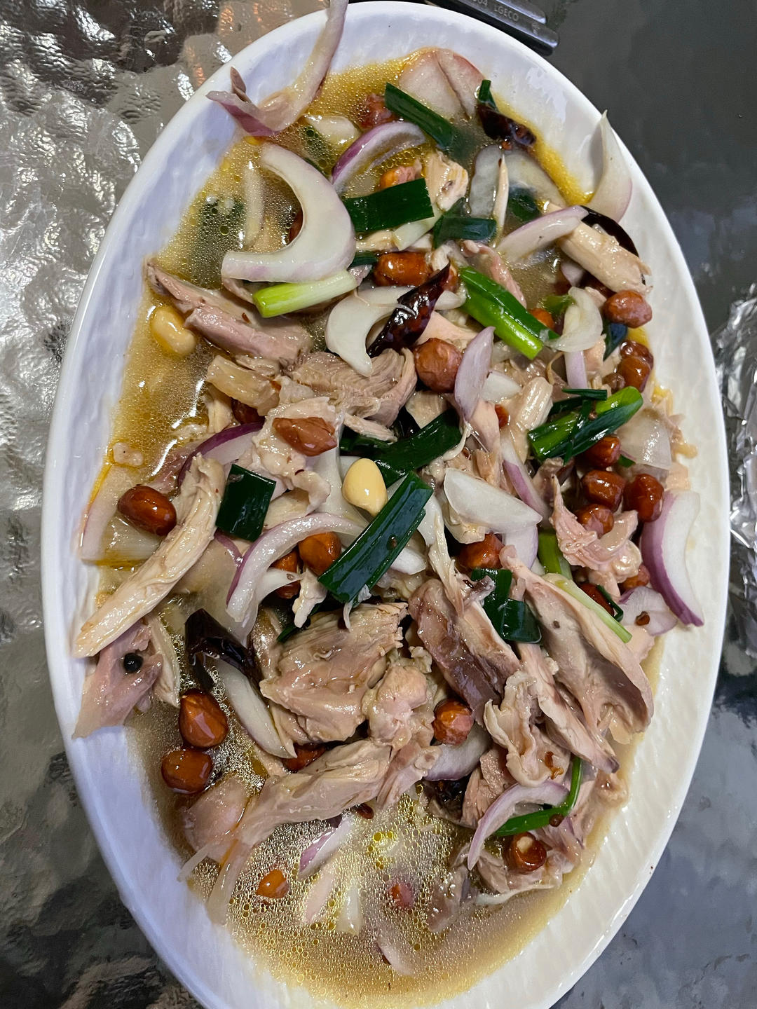 椒麻鸡（最正宗新疆做法，附赠鸡肉鲜香鸡皮Q弹的秘密）