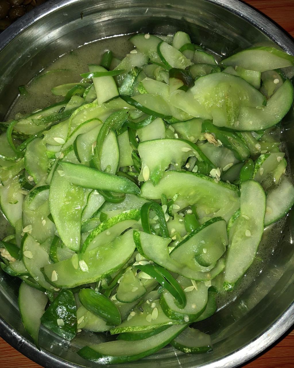 陆露1206做的辣椒炒黄瓜