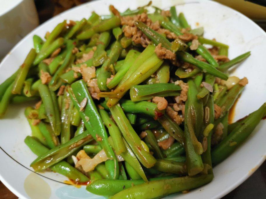 家常四季豆炒肉