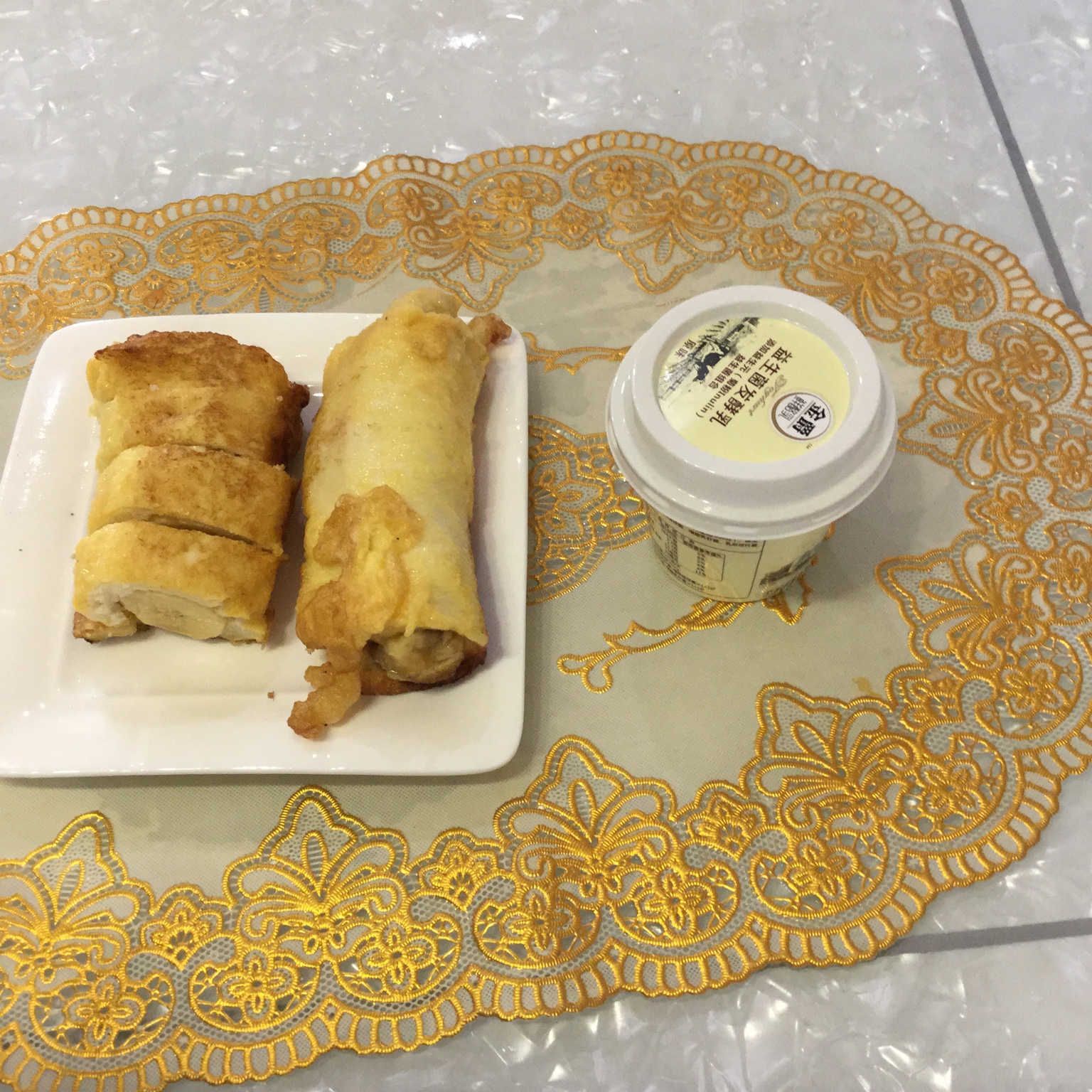 香蕉土司卷