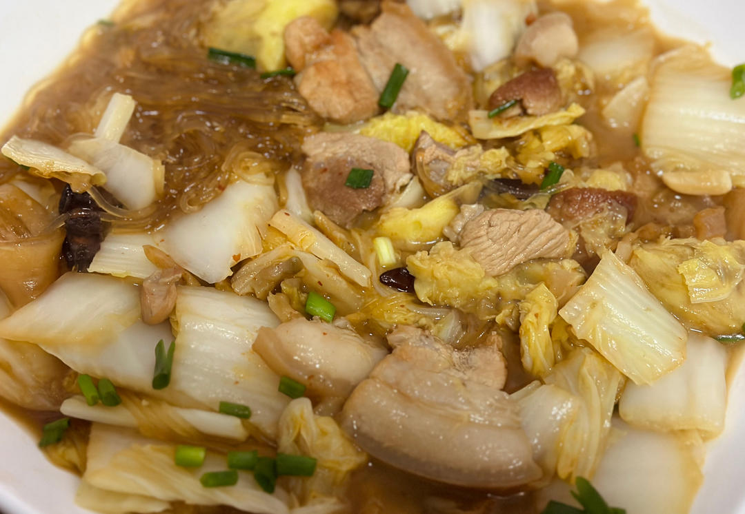 猪肉白菜炖粉条