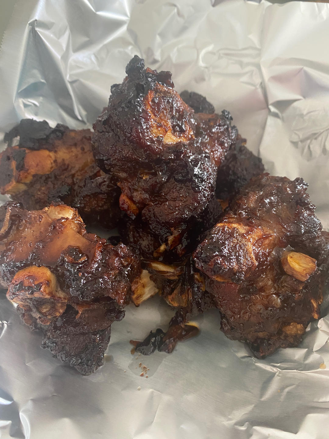 蒜香蜂蜜烤猪肋排