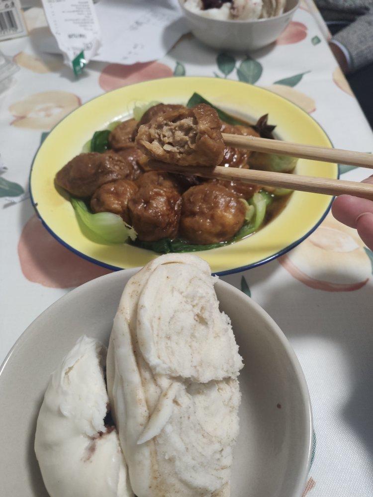 红烧油面筋塞肉