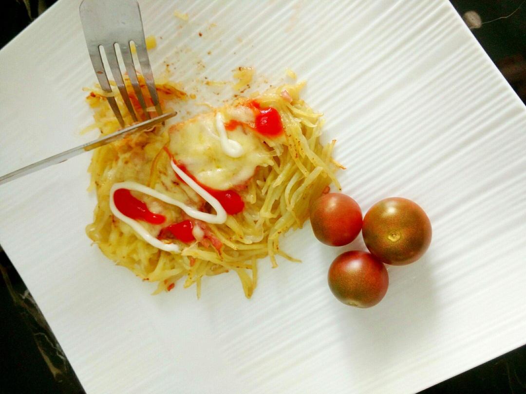 奶酪土豆丝饼的做法