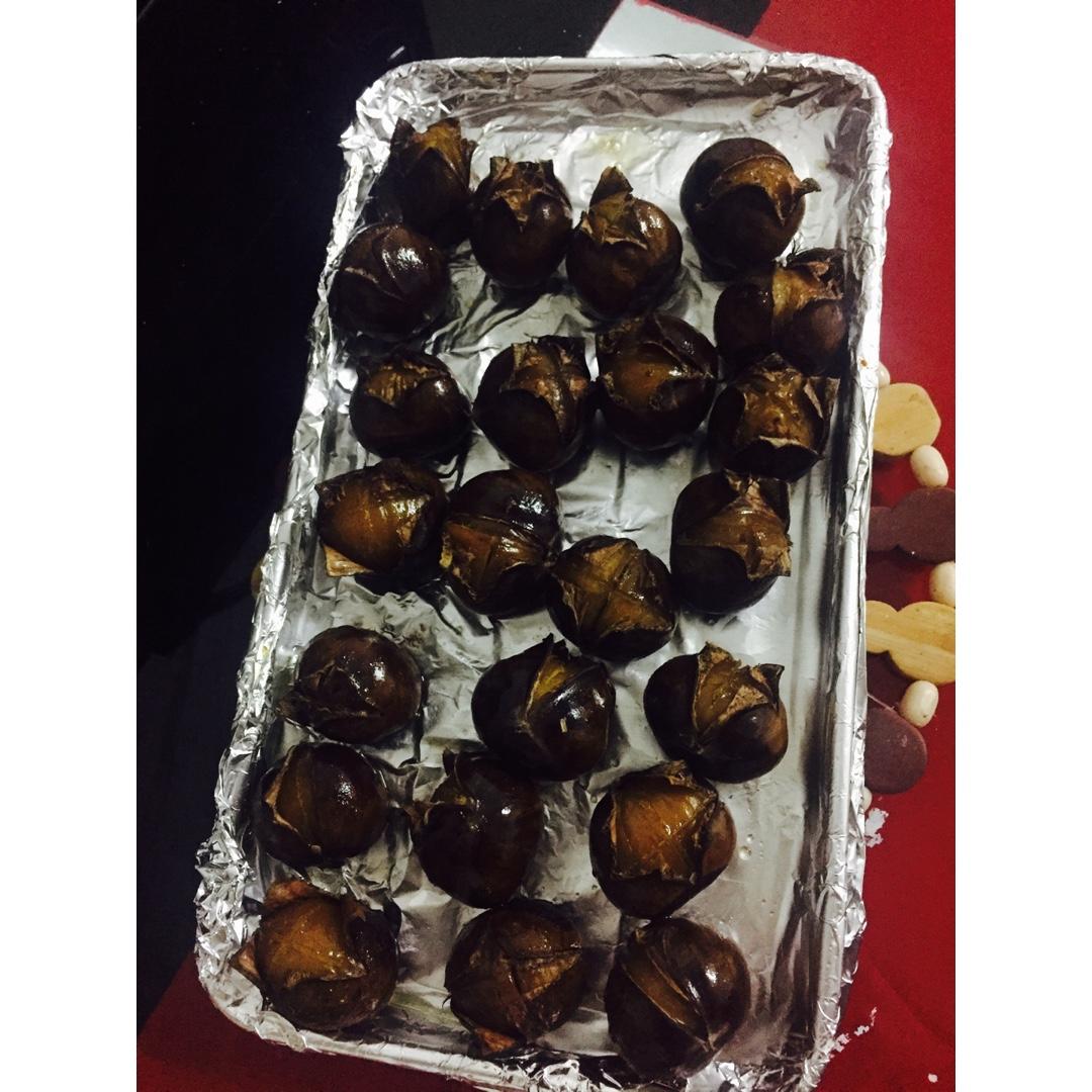 新手零失败烤栗子