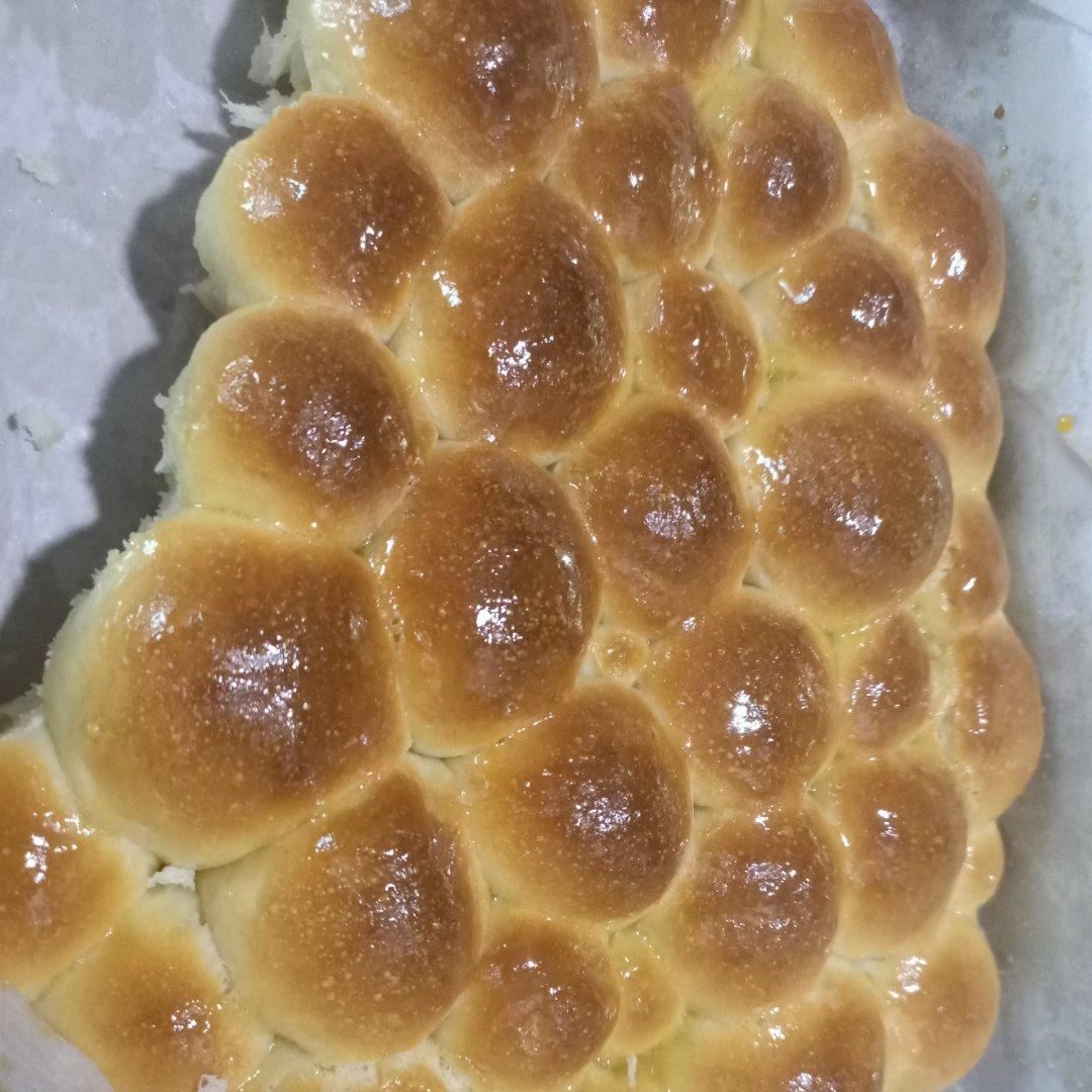 免揉面的蜂蜜泡泡小面包