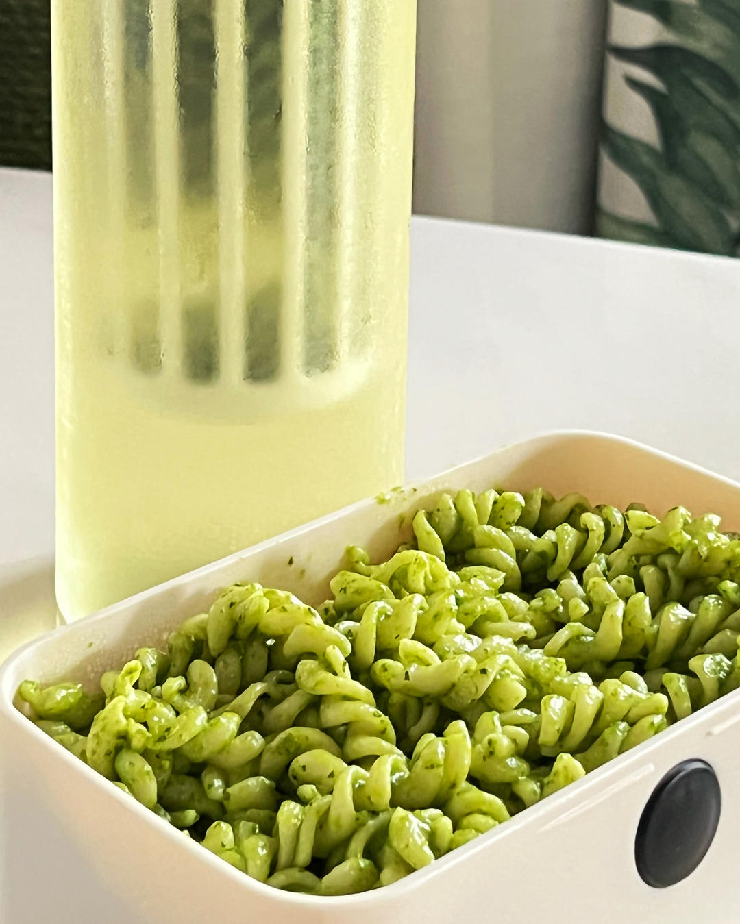 几分钟搞定pesto spaghetti青酱和青酱意面一起搞定