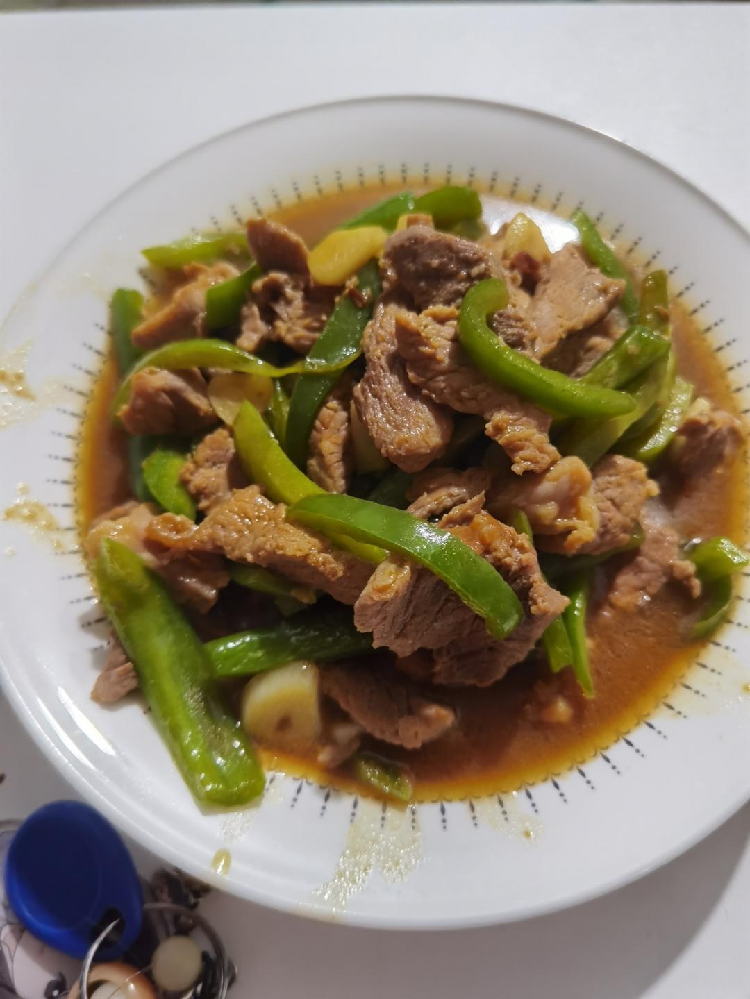 ‼️好吃到舔盘的青椒肉丝盖浇饭