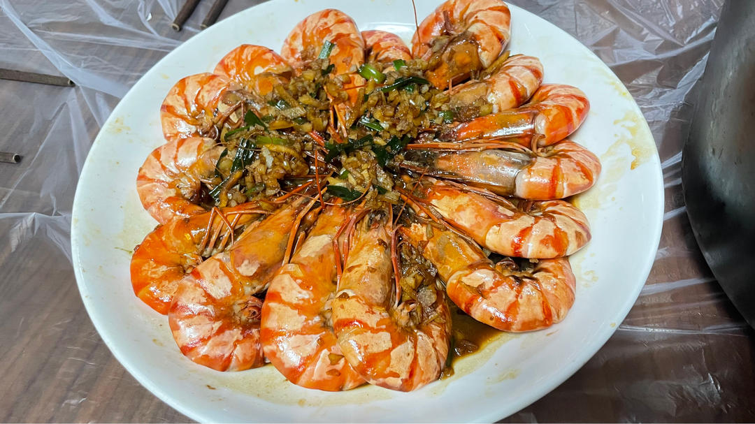 零失败的烧黑虎虾