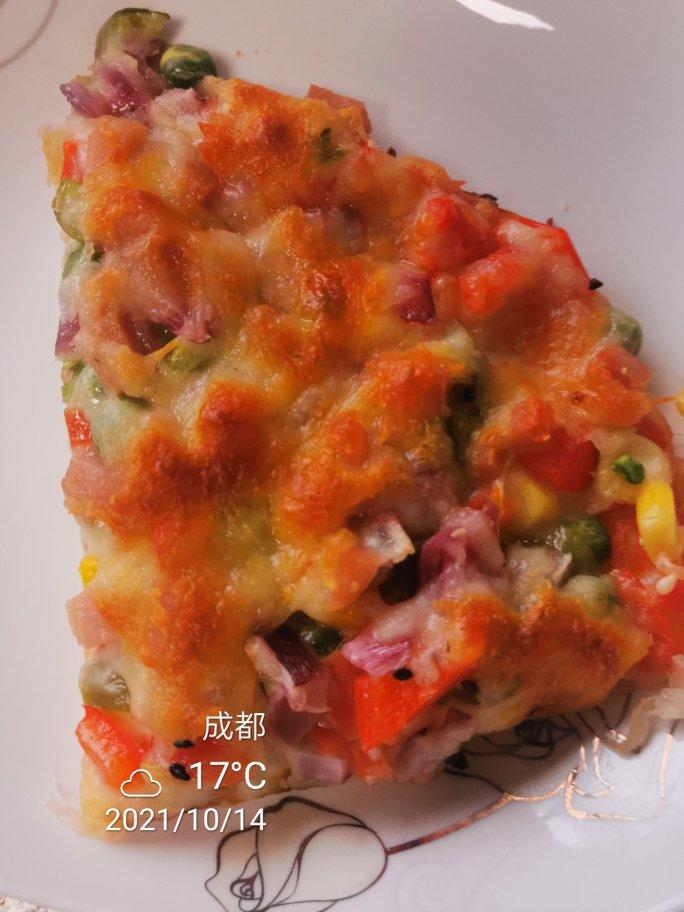 超快手！手抓饼披萨