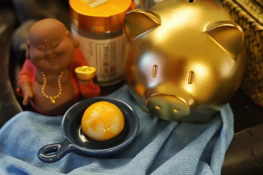 南瓜汤圆（黑芝麻馅）