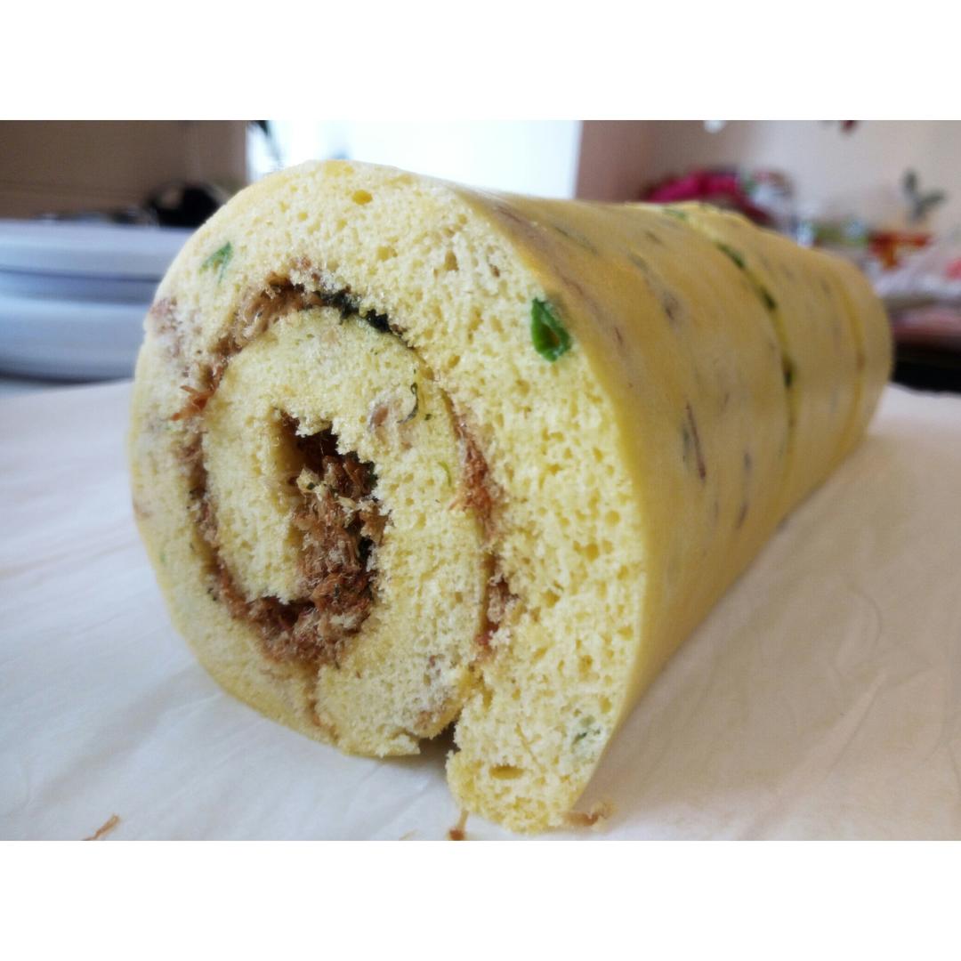肉松戚风蛋糕卷