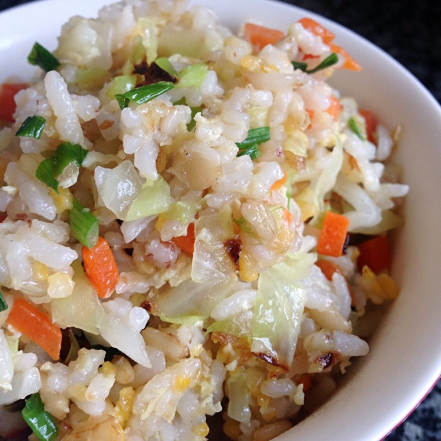 西兜做的包菜饭