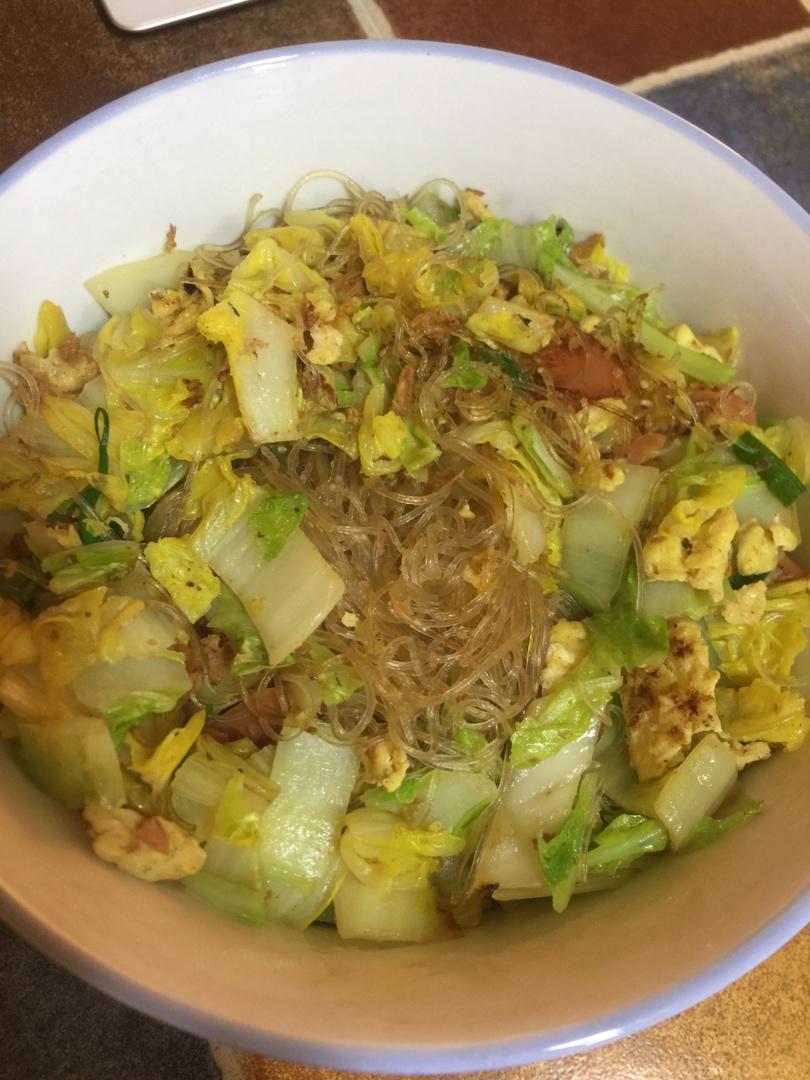 大白菜炒粉丝