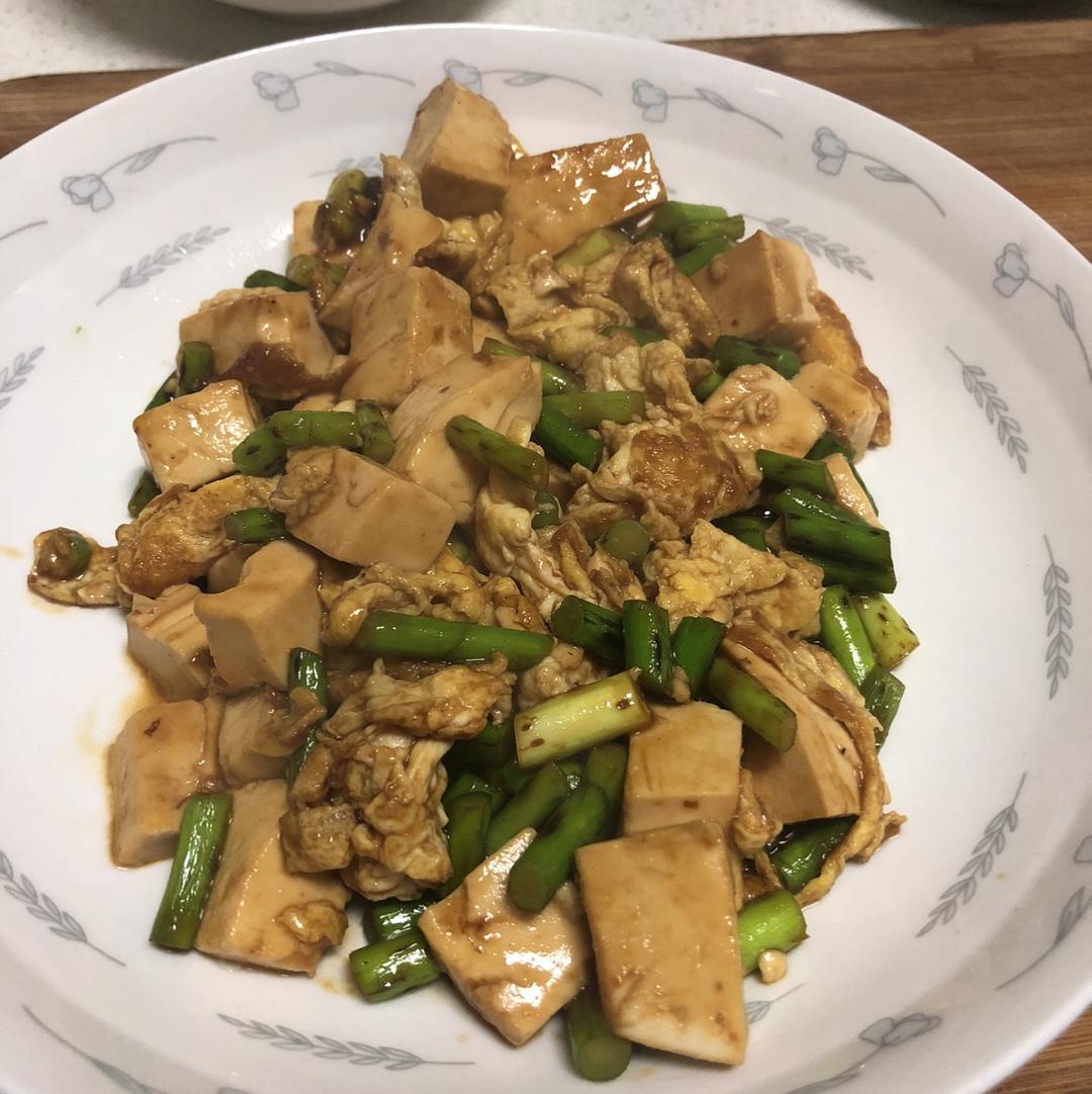 鸡蛋炒嫩豆腐