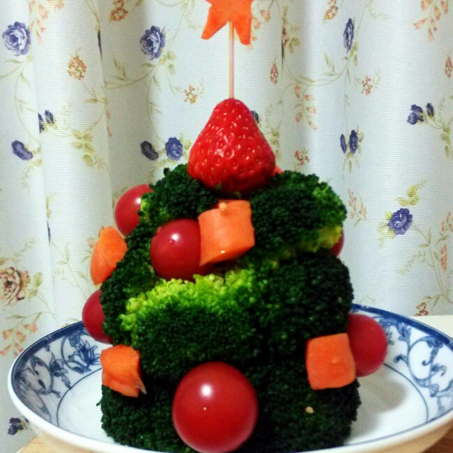 西兰花圣诞树