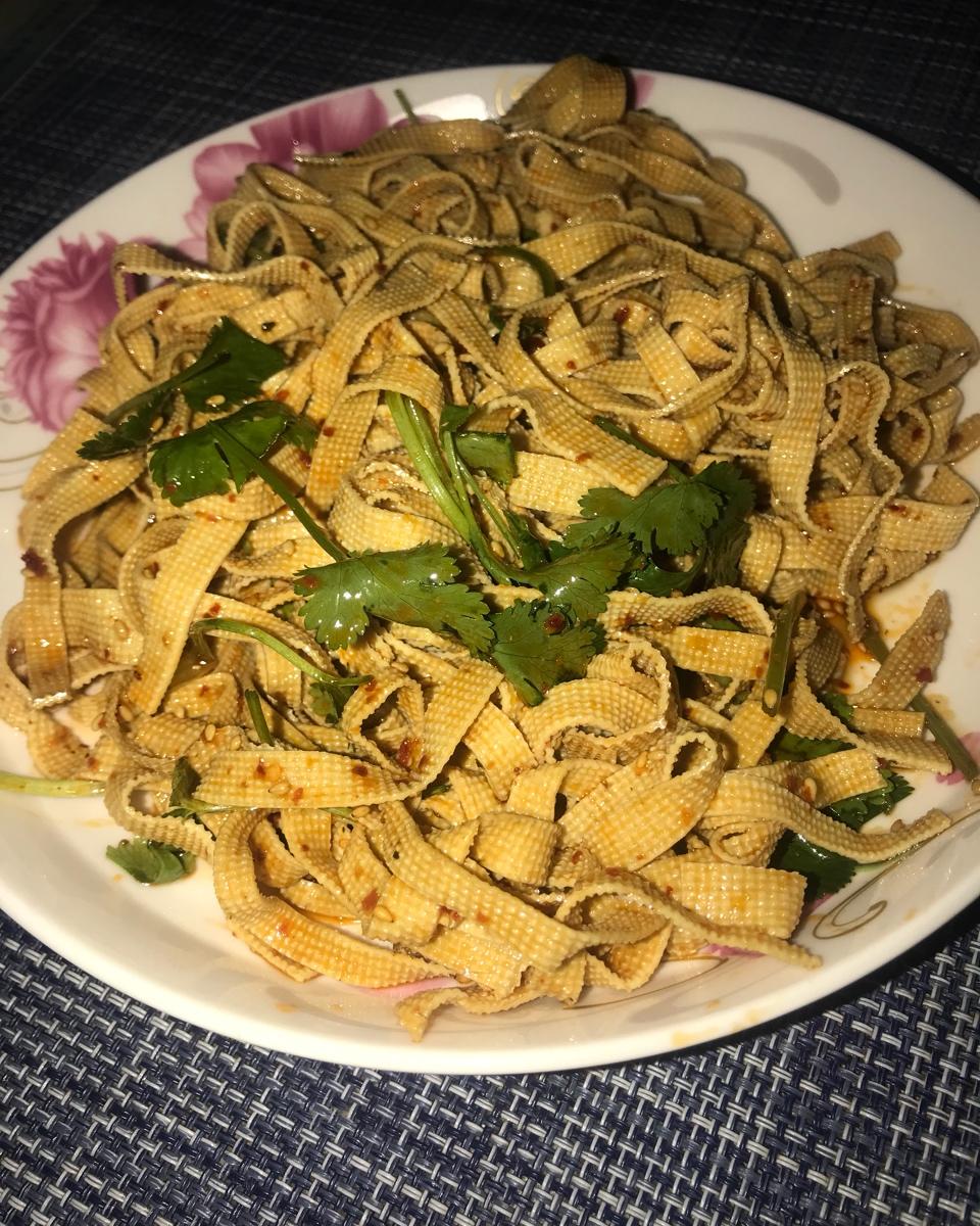 炝拌干豆腐丝