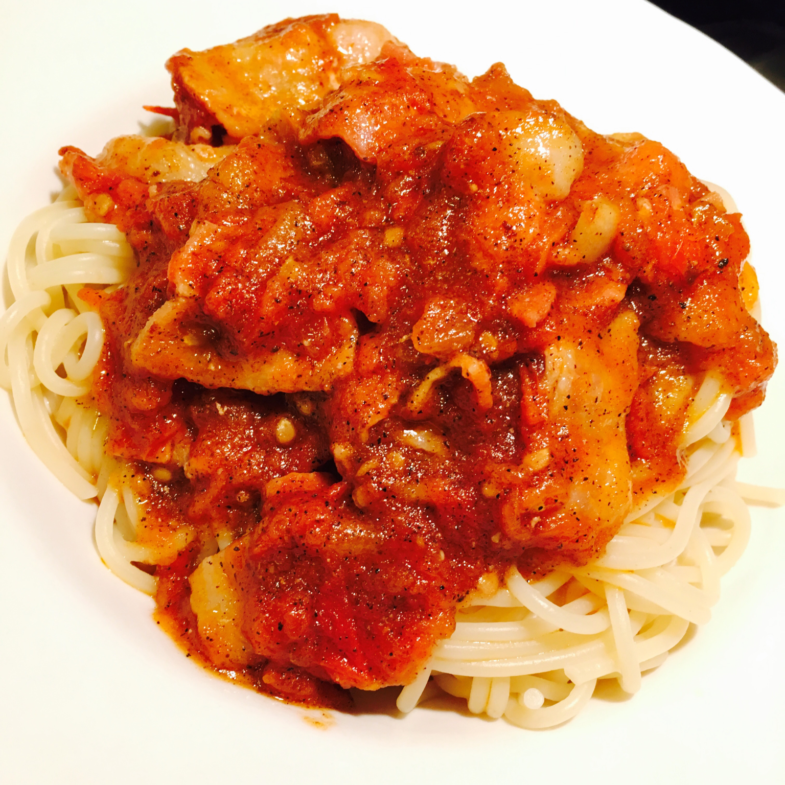 培根番茄意大利面