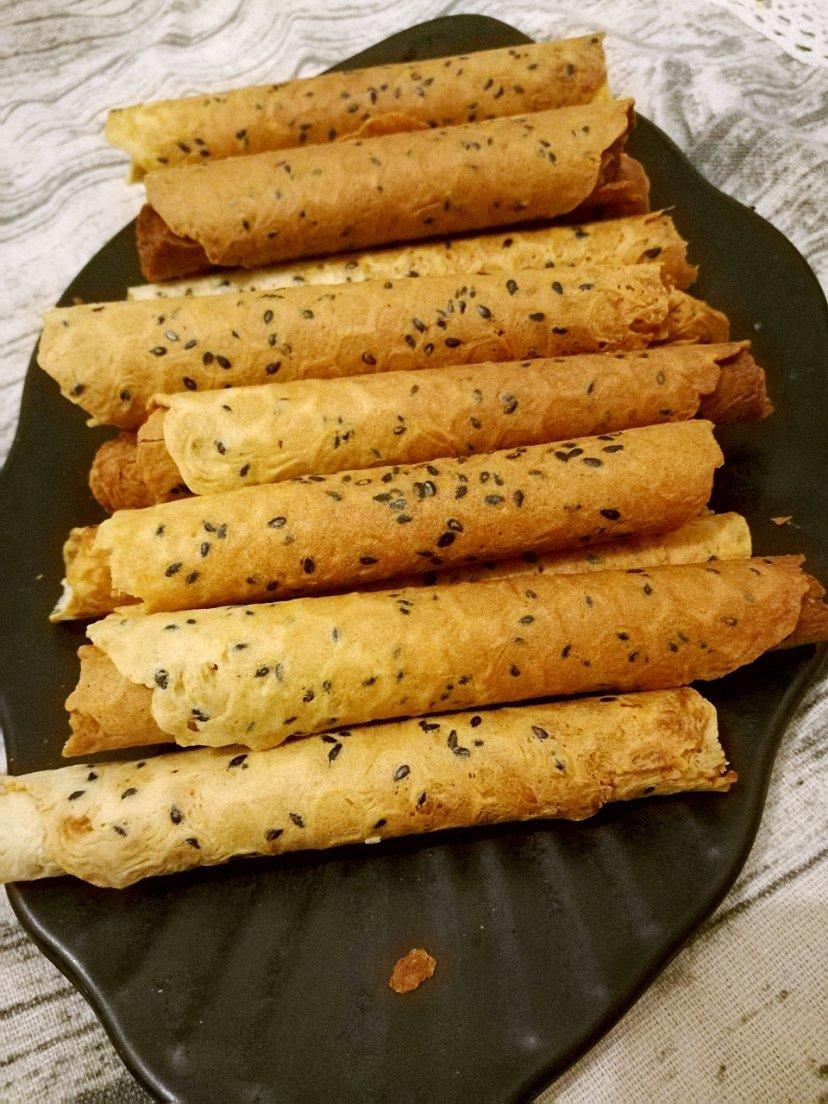 鸡蛋卷 脆皮蛋筒 冰淇淋绝配脆脆脆 无黄油不打发材料简单