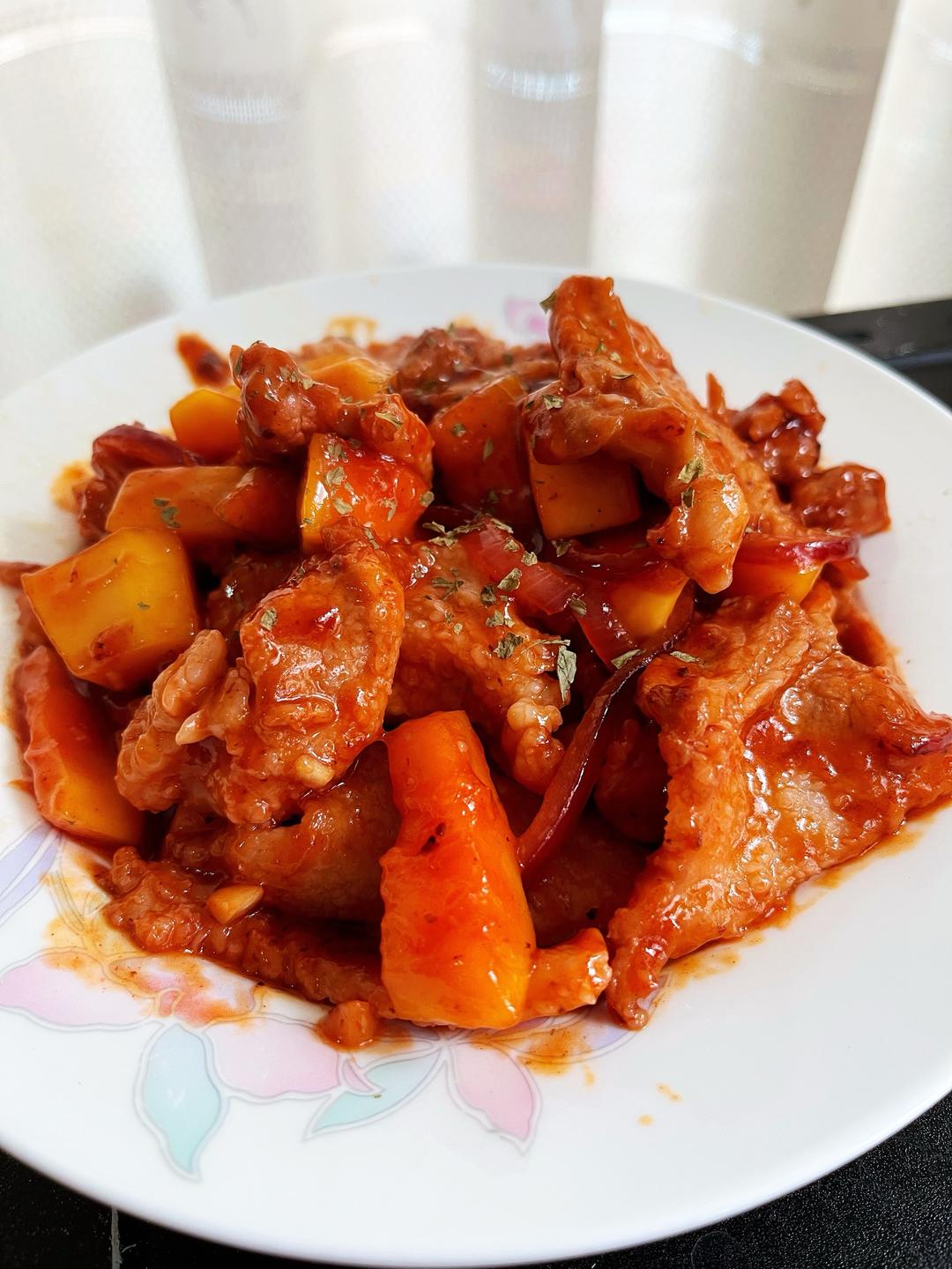 木瓜炆肉的做法